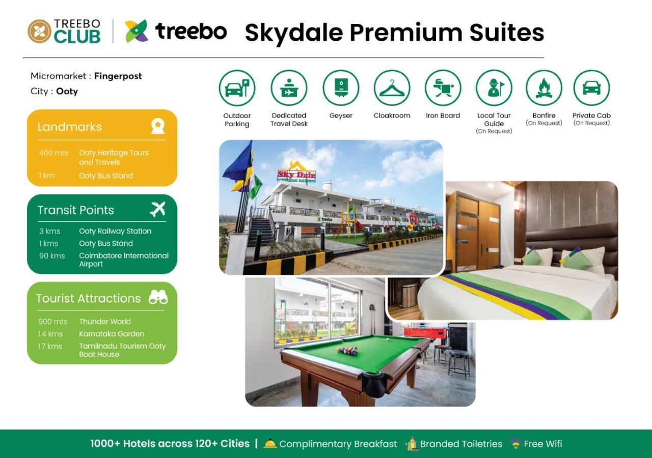 Treebo Skydale Premium Suites, 1500 Mtrs From Ooty Lake Екстериор снимка